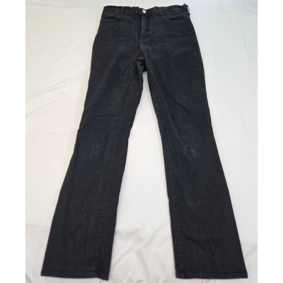 NYDJ Not Your Daughters Jeans Womens Size 12 Black Bootcut Made in USA - Picture 1 of 12